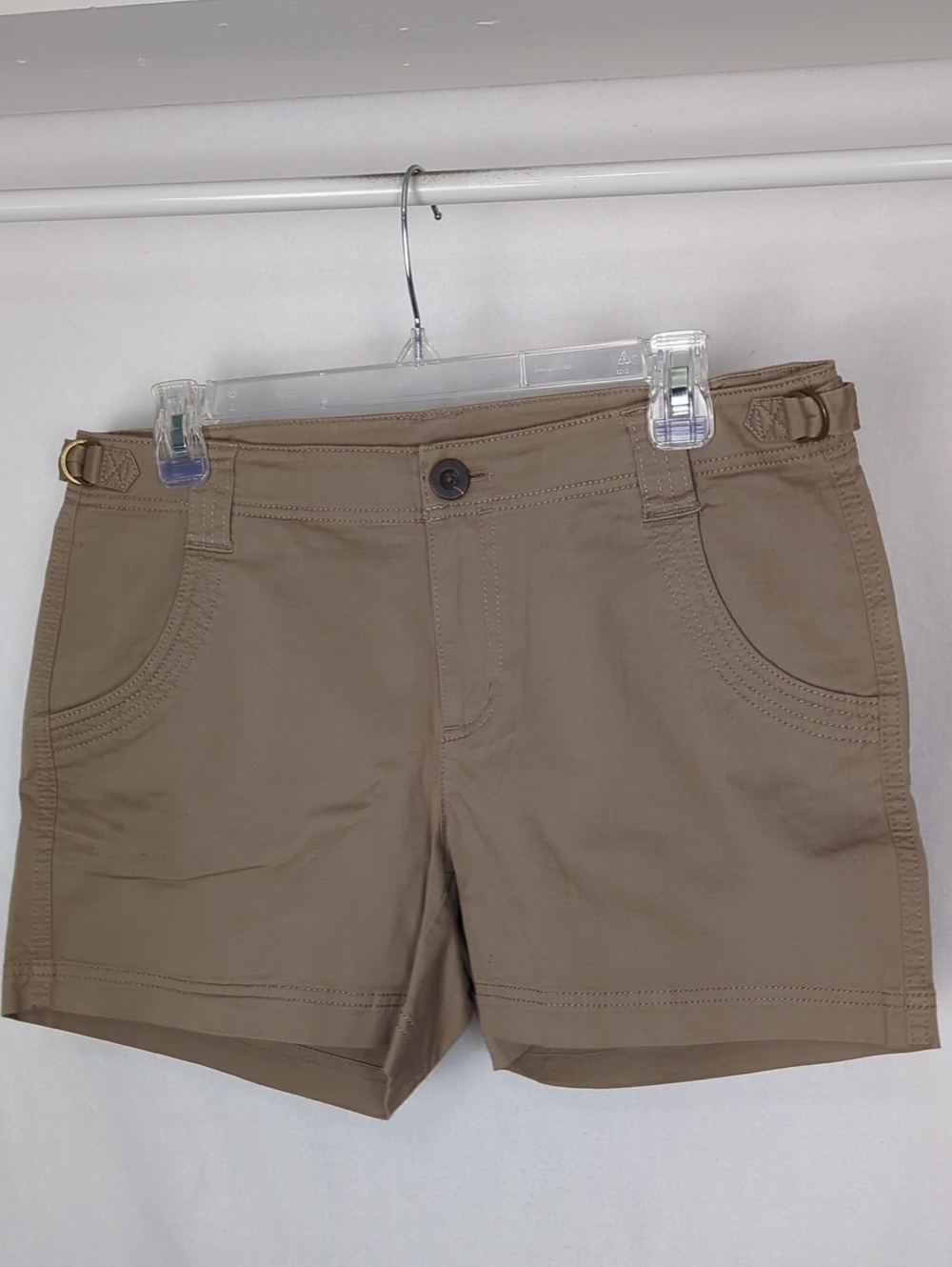 ATHLETA Women's Size 10 Dipper Shorts Tan Utility Hiking Outdoor